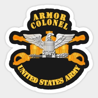 Armor - Officer - COL Sticker